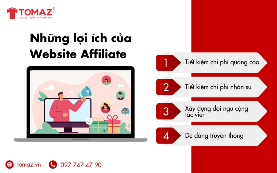Những lợi ích của website affiliate là gì?