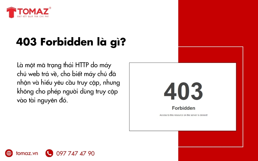 Lỗi 403 Forbidden là gì?