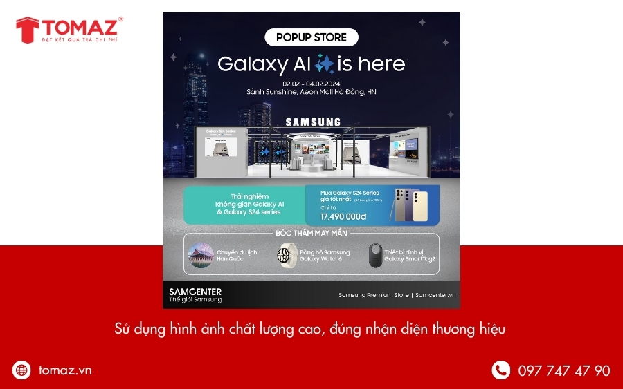 Cách tăng tương tác Facebook - Sử dụng hình ảnh chất lượng, sinh động, đúng nhận diện thương hiệu