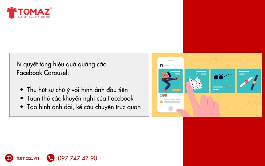 Bí quyết tối ưu hiệu quả quảng cáo Facebook Carousel