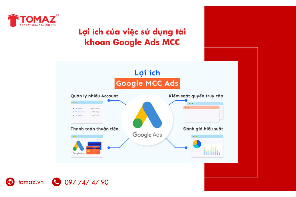 Lợi ích của việc sử dụng tài khoản Google Ads MCC