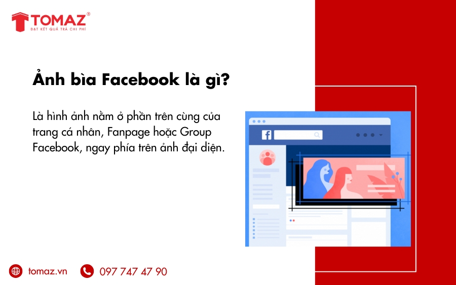Ảnh bìa Facebook là hình ảnh nằm ngay phía trên ảnh đại diện