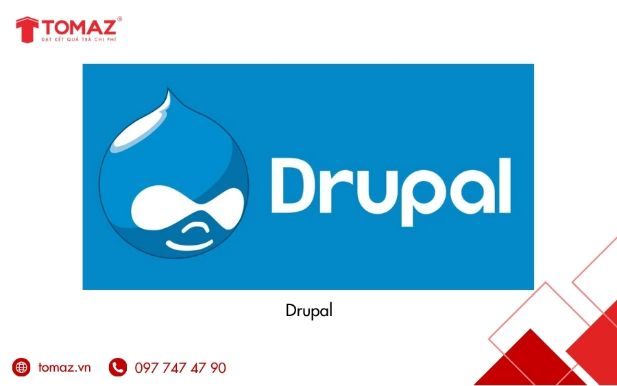 Các nền tảng mã nguồn mở phổ biến trong thiết kế website - Drupal