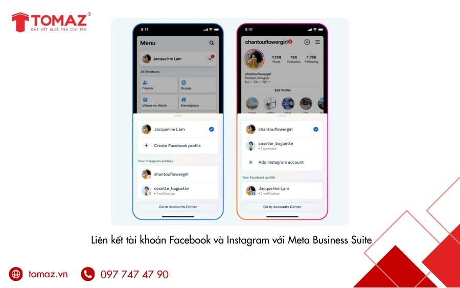 Kết nối Fanpage Facebook và tài khoản Instagram