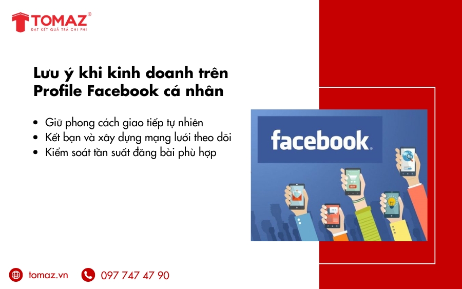 Những lưu ý quan trọng khi kinh doanh trên Profile Facebook