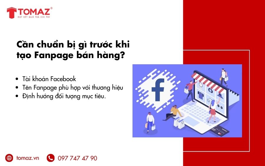 Chuẩn bị trước khi tạo Fanpage bán hàng trên Facebook