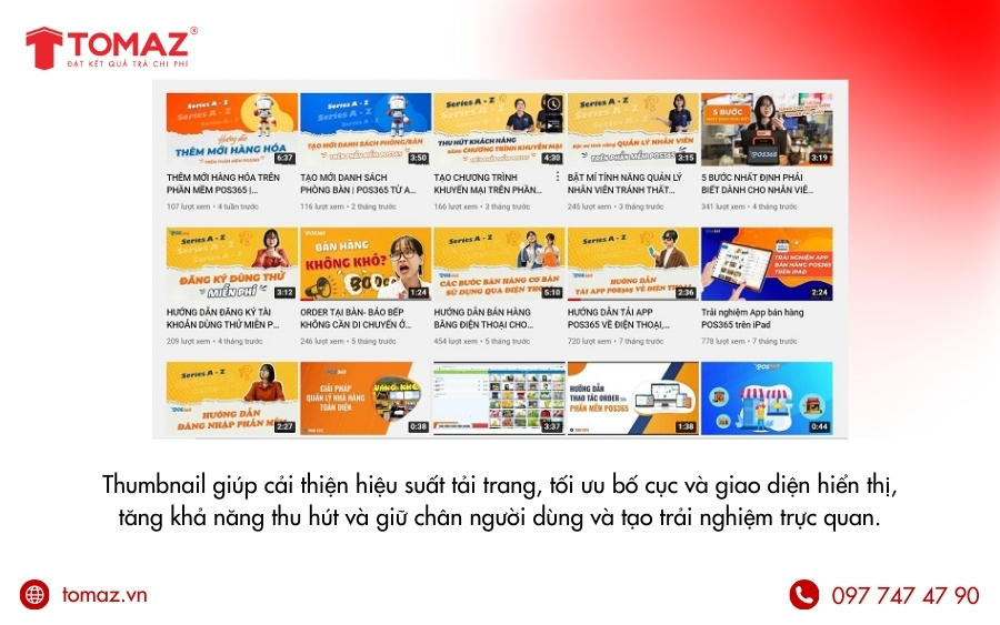 Vai trò của Thumbnail là gì đối với Website và nền tảng số
