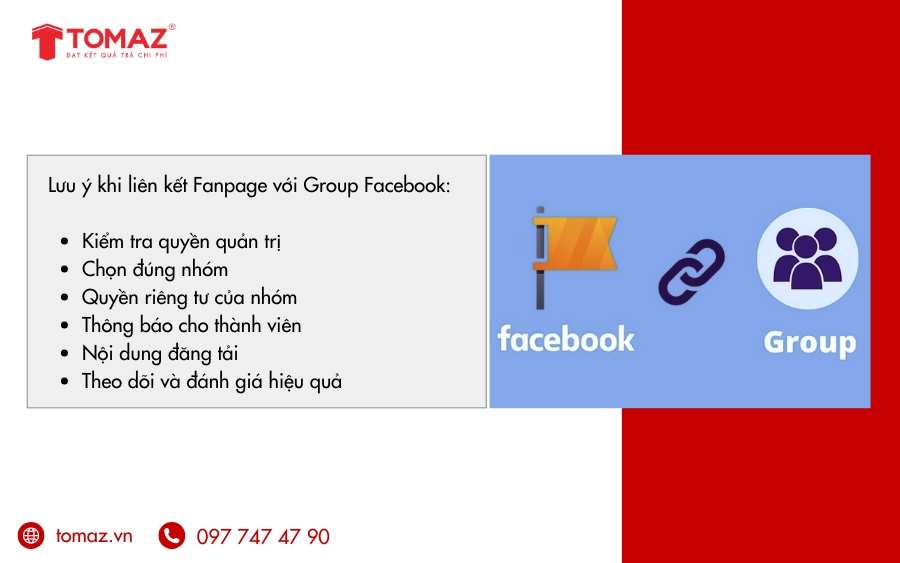Những lưu ý quan trọng khi liên kết Fanpage với Group Facebook