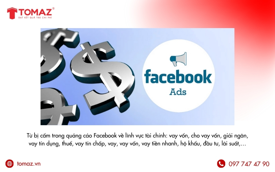 Những từ bị cấm trong quảng cáo Facebook về tài chính tiền tệ